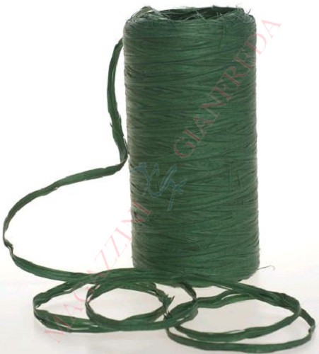 NASTRO RAFIA "6802 RAFIL" VERDE mm. 5x200 mt.